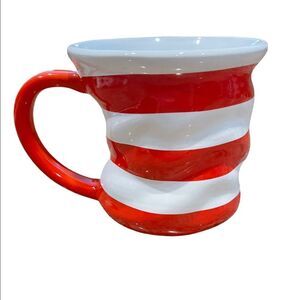 Dr. Seuss Cat in the Hat‎ Striped Coffee Mug - Universal Studios - 16oz